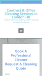 Mobile Screenshot of cleaning-services-london-uk.com