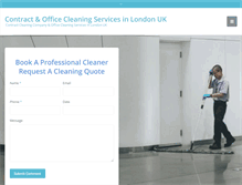 Tablet Screenshot of cleaning-services-london-uk.com